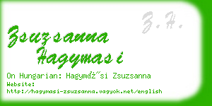 zsuzsanna hagymasi business card